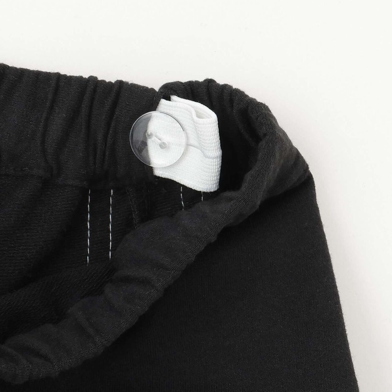 Cut and Sew Tiered Skirt with Shorts,Black, large image number 15