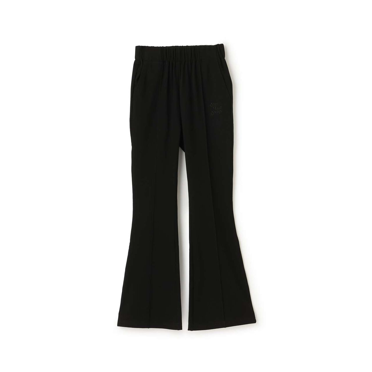 [LTXC] Stretch Easy Flare Cut Pants,Black, large image number 4