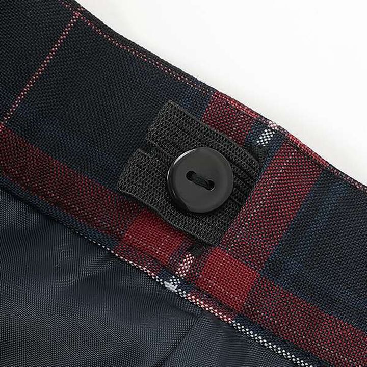 50cm Length 24-Piece Check Pleats Check Skirt,Beige, medium image number 8