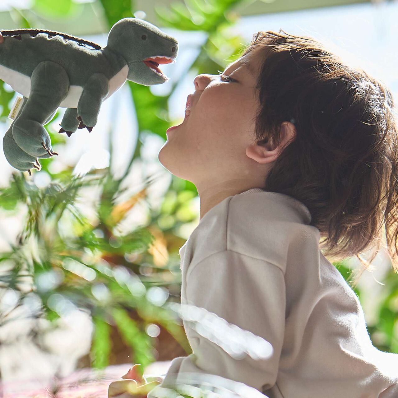 Dinosaur Small Shoulder Bag,Light orange, large image number 5