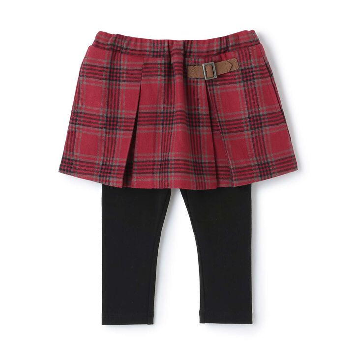 [Link] Checkered Skirt with Ruffles,, medium