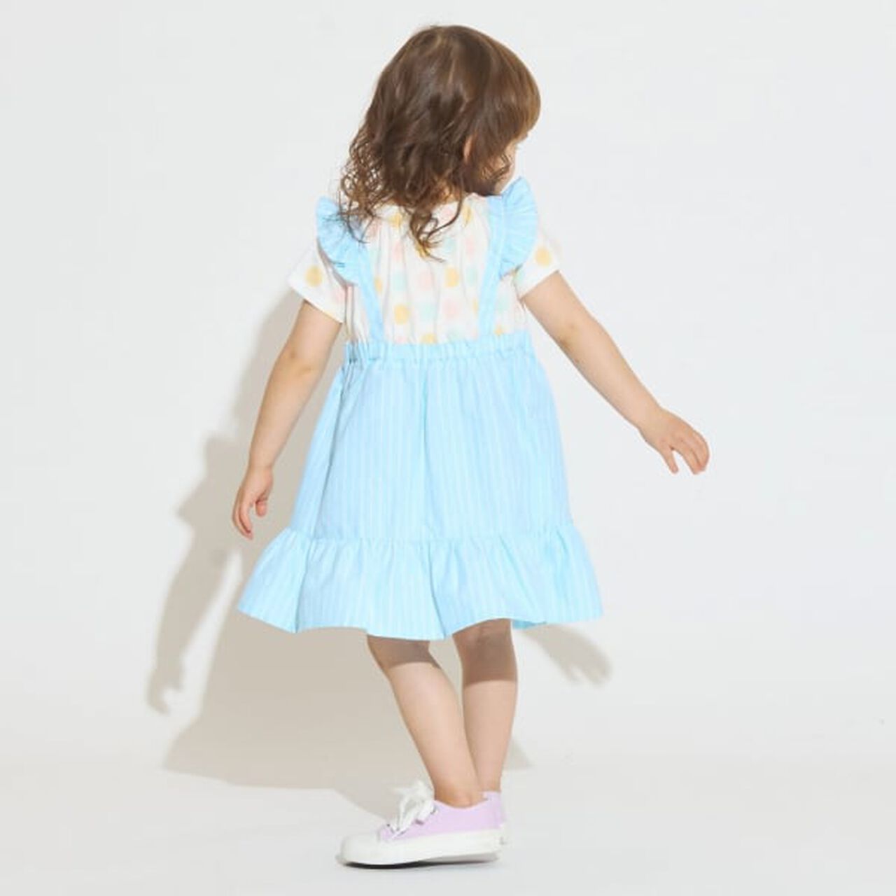 [31 Ice Cream] Twin Ice Cream One-Piece Dress,Pink, large image number 5