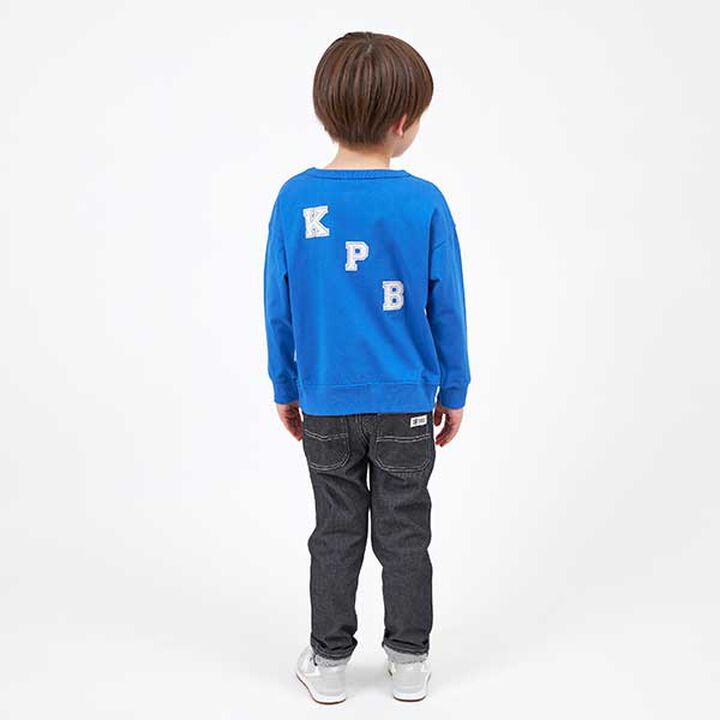 Logo Print Sweatshirt Style Long-Sleeve T-Shirt (100-130),Beige, medium image number 5