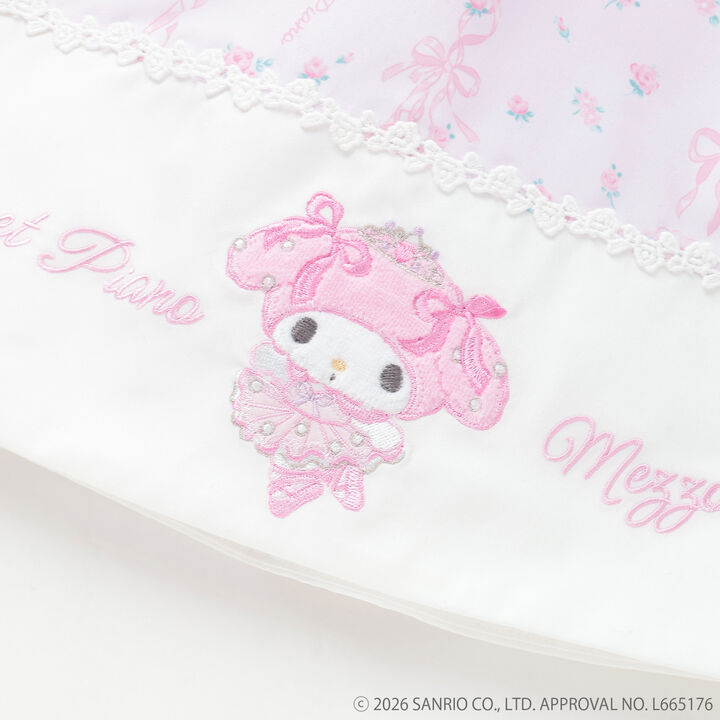 My Melody / My Sweet Piano Ballerina Print One-Piece Dress,Light pink, medium image number 7