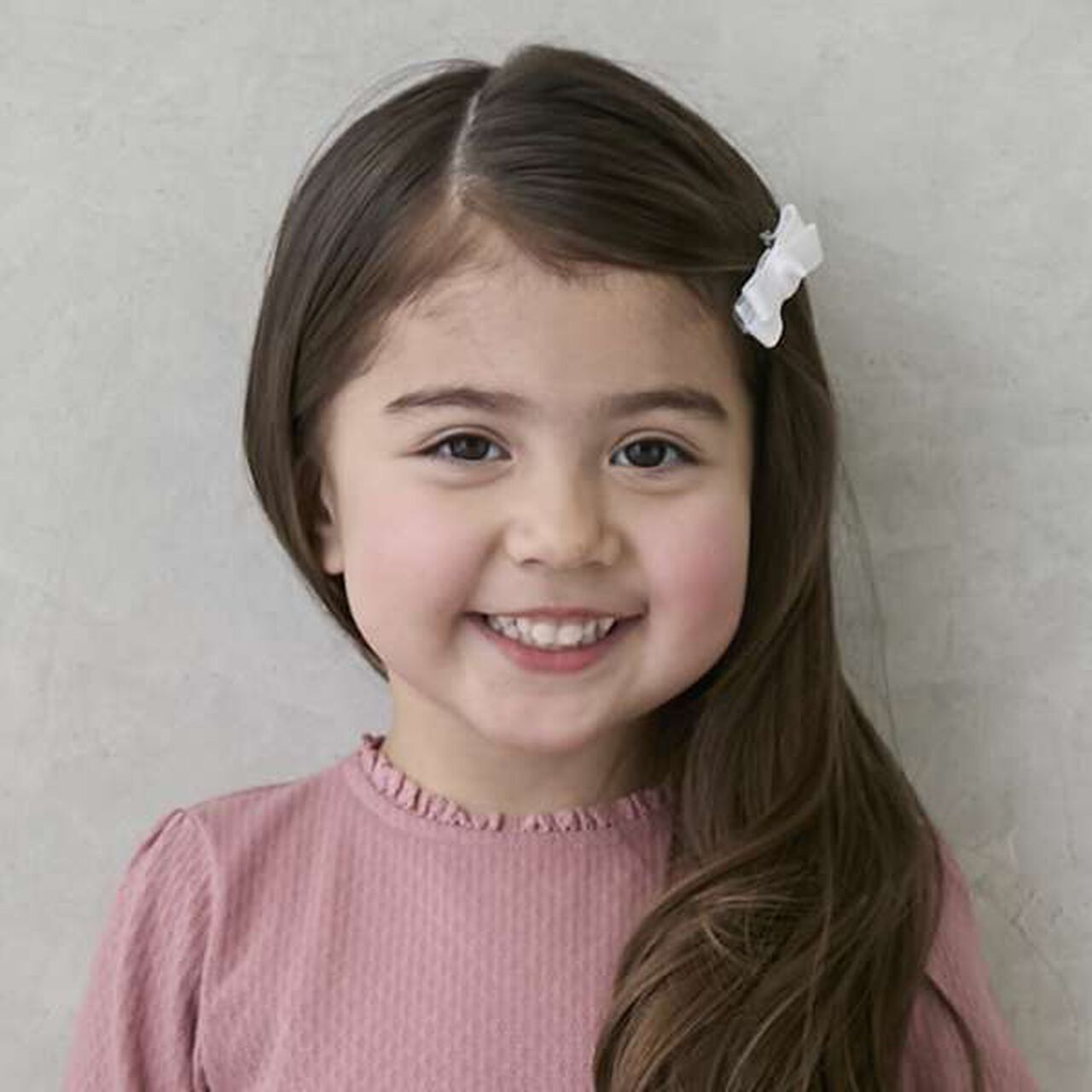 Ribbon Hair Clips 2P,Sax blue, large image number 18