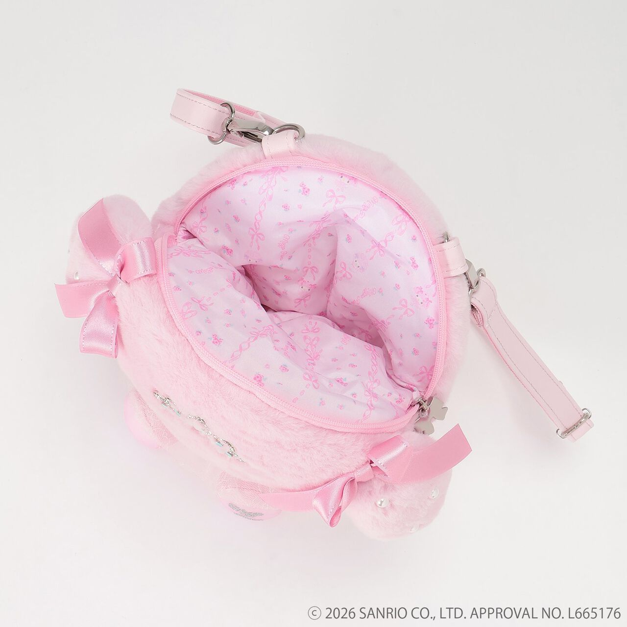 [My Melody/My Sweet Piano] Plush Shoulder Bag,Pink, large image number 14