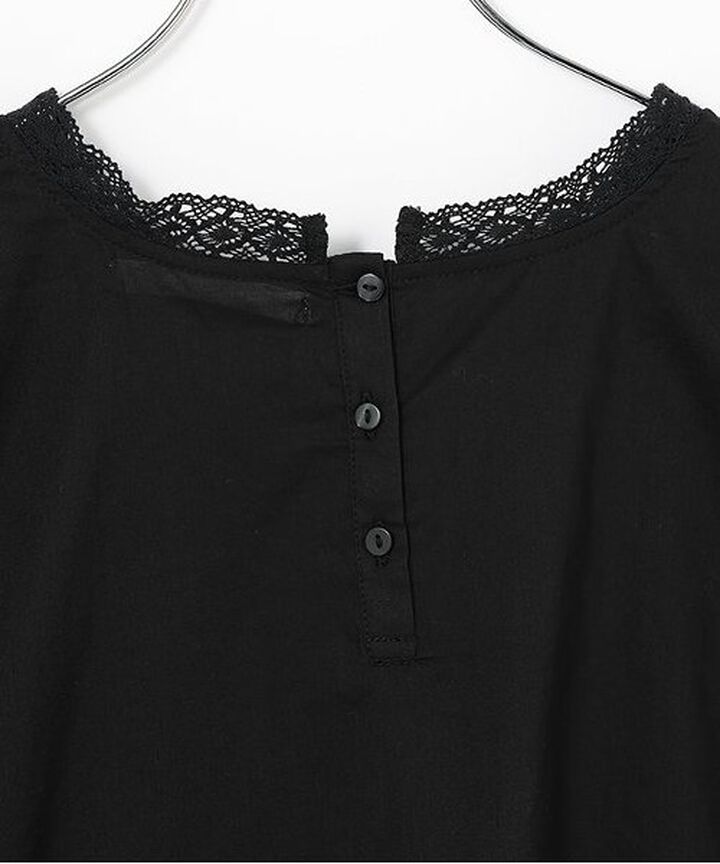 Cotton Lace Blouse,Off white, medium image number 2