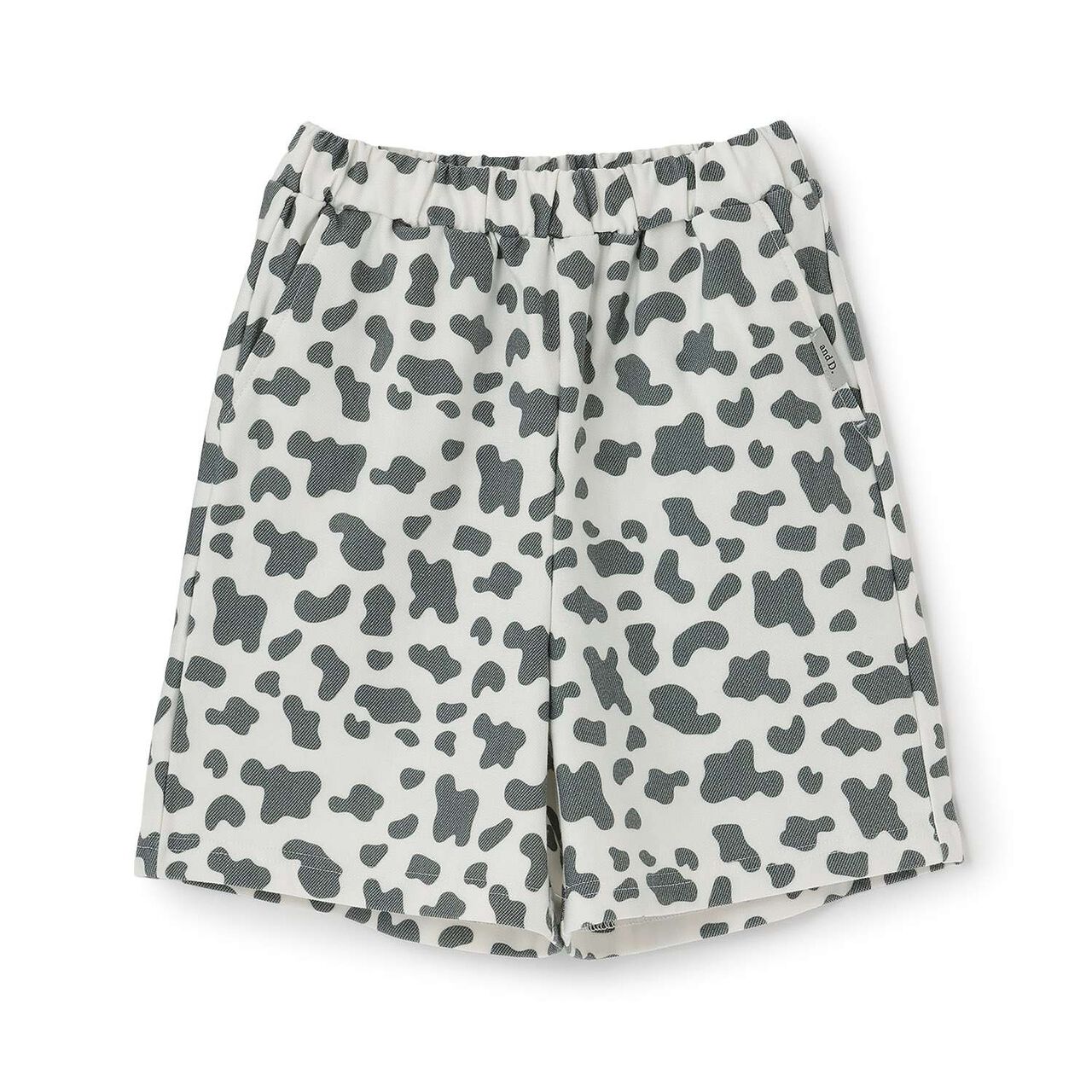 Stretch Cut Twill Patterned Shorts,Peach, large image number 15