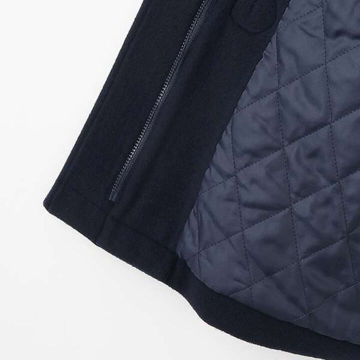 Mid-Length Duffle Coat,Navy, medium image number 2