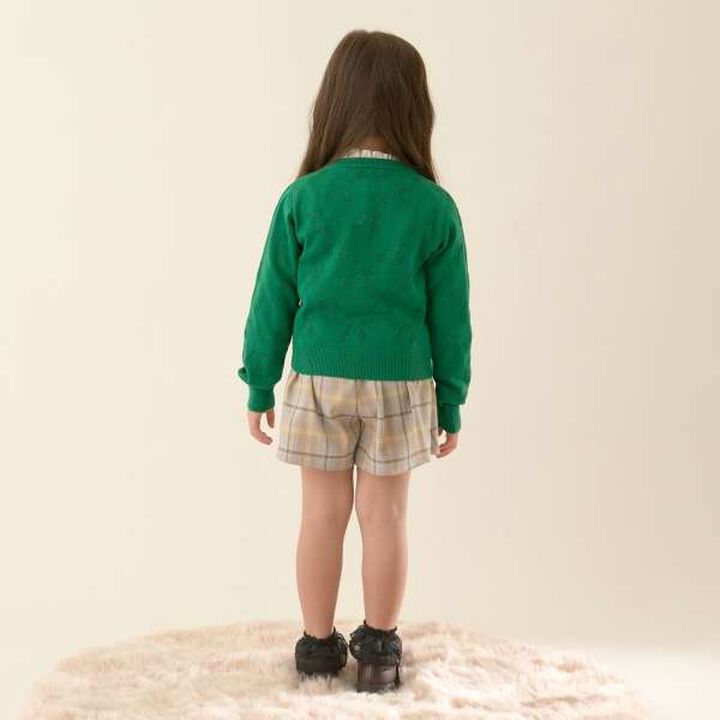 Cherry Pattern Knit Cardigan,Navy, medium image number 6