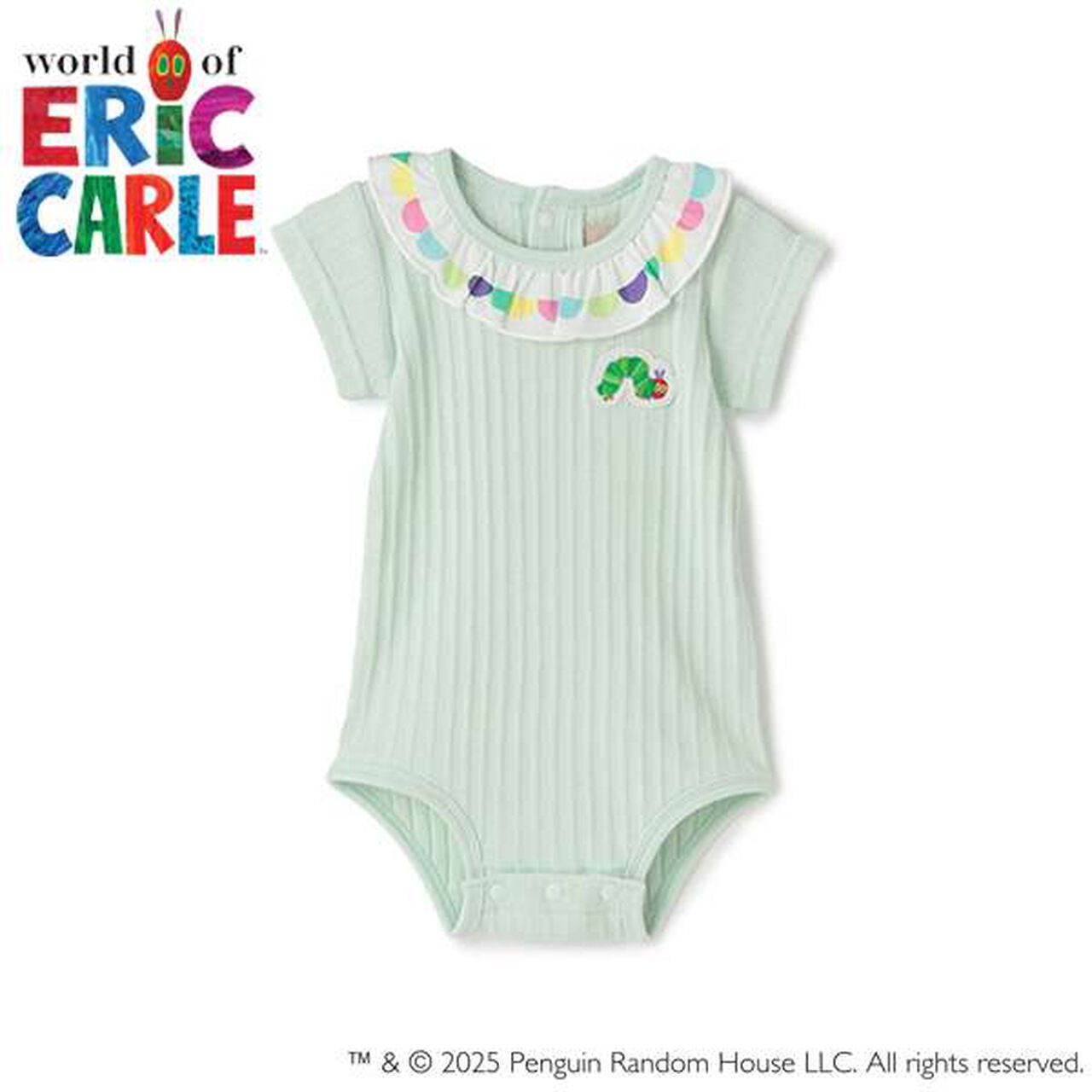 [Hungry Caterpillar] Frilled Collar Romper,Off white, large image number 12