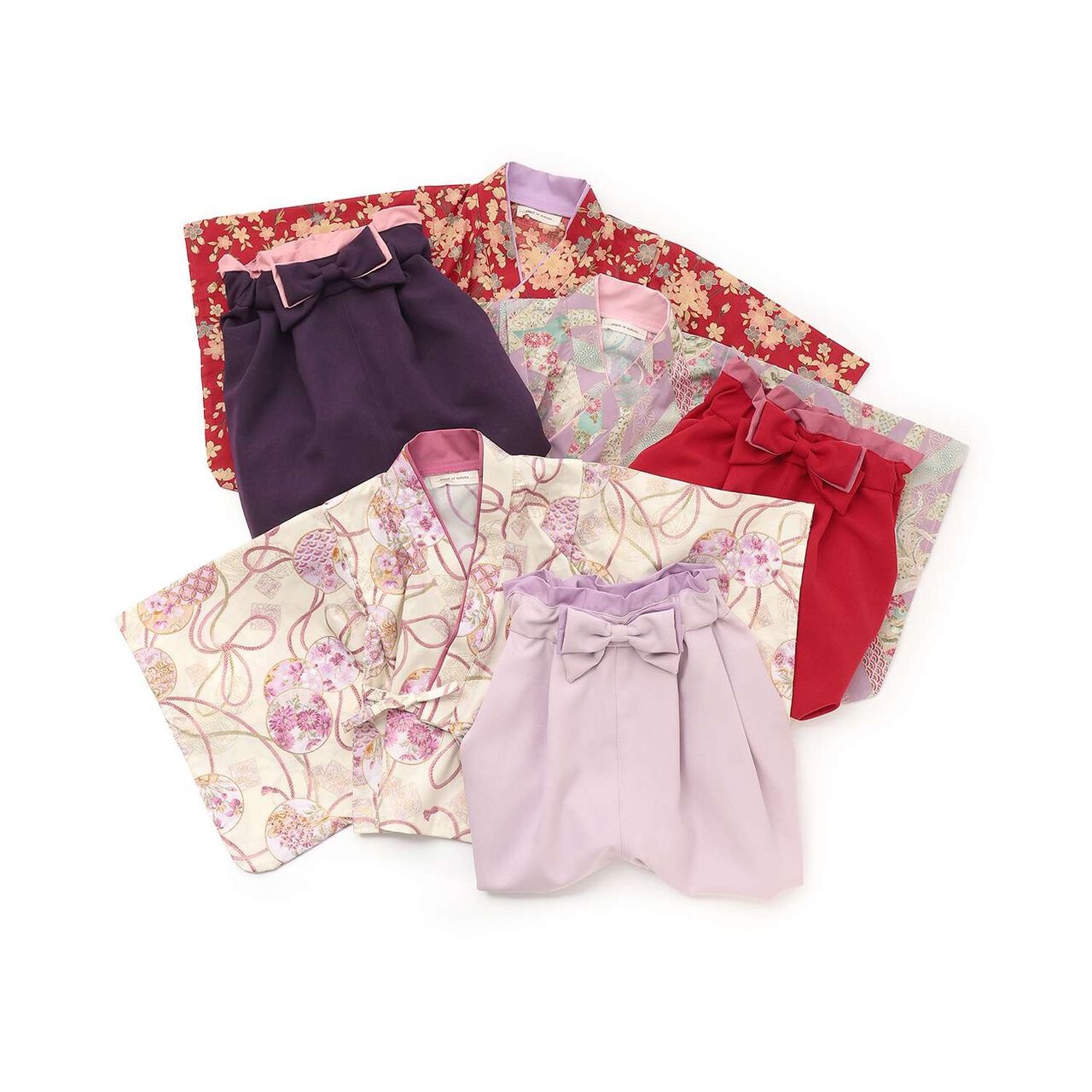 Girls Hakama Set [Made in Japan],Red, large image number 10