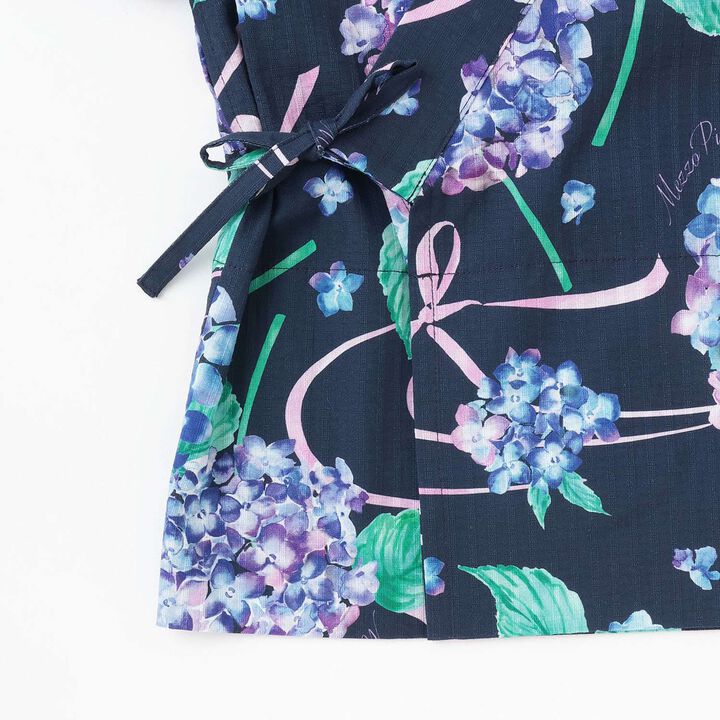 [Cool Touch] Hydrangea Pattern 2WAY Yukata,Navy, medium image number 10