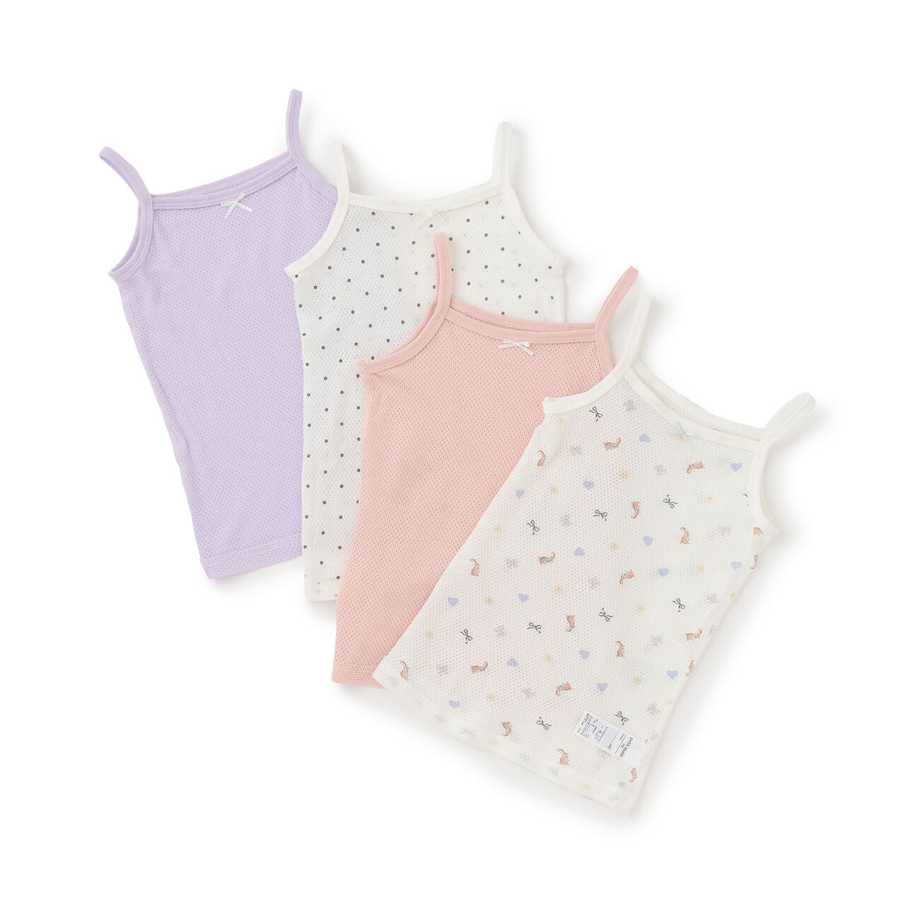 [Weak Acidity] Mesh Camisole Undershirts 2-Pack,Lavender, large image number 6