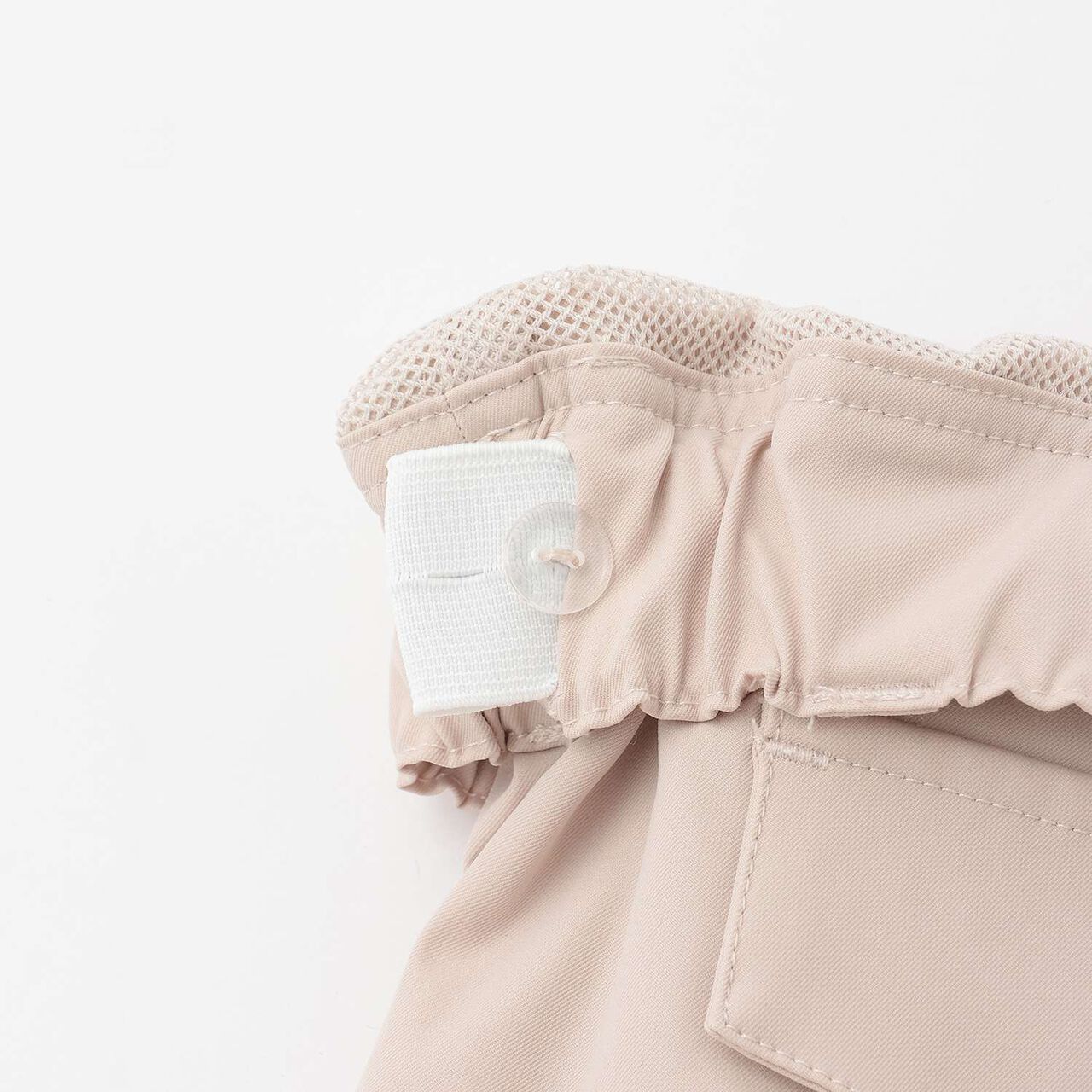 Quick-Dry Side Ribbon Parachute Pants,Black, large image number 3