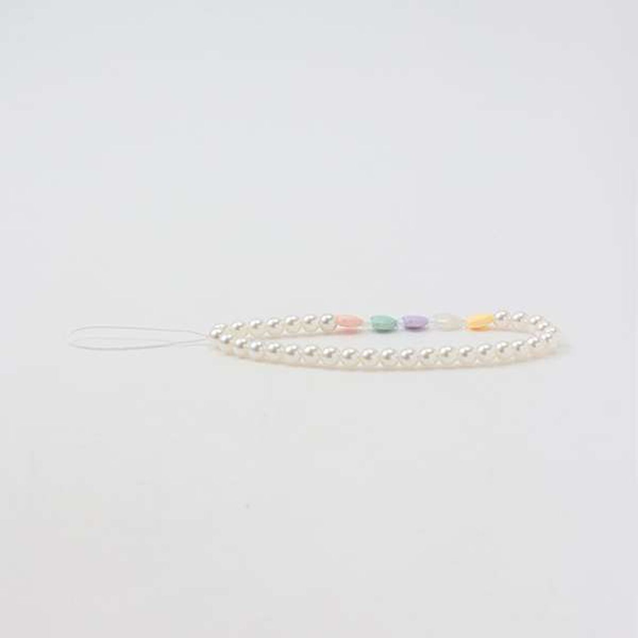 Heart Pearl Charm,Pearl white, large image number 1