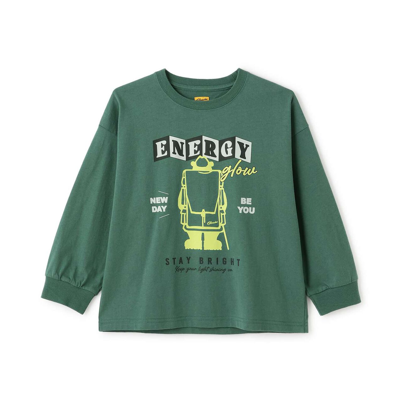 Cob Master Assorted Logo Print Long Sleeve T-Shirt,Moss green, large image number 9