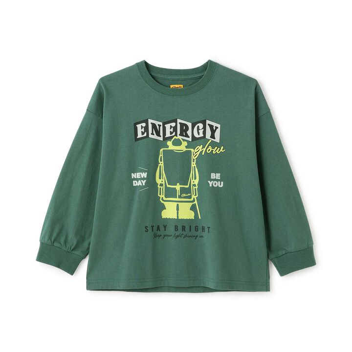Cob Master Assorted Logo Print Long Sleeve T-Shirt,Moss green, medium image number 9