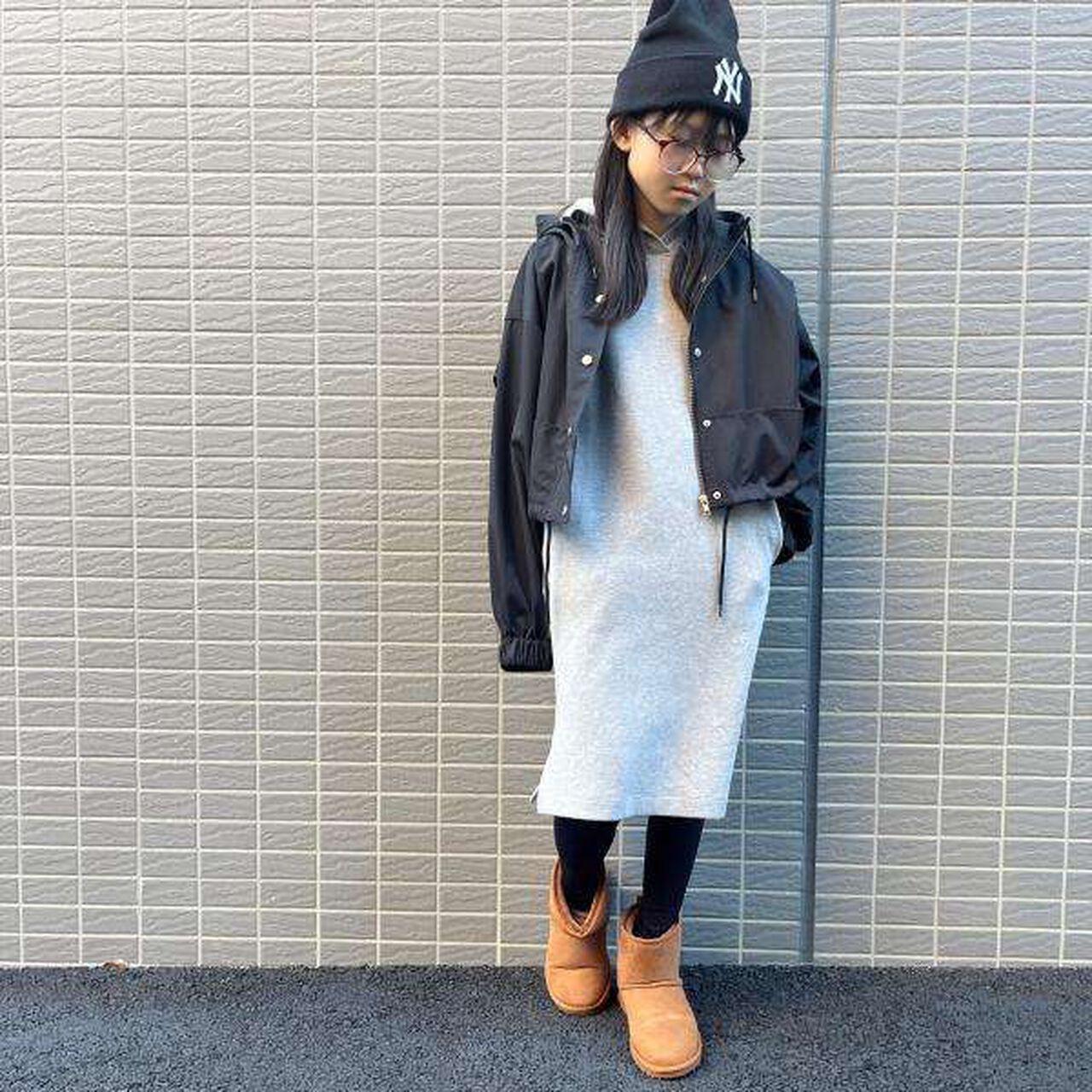 Mouton Boots,Black, large image number 1