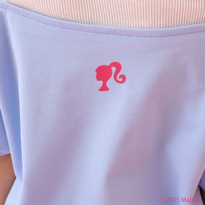 [Stain-resistant and Water-repellent] Layered Look T-Shirt [Barbie],Sax blue, medium image number 17