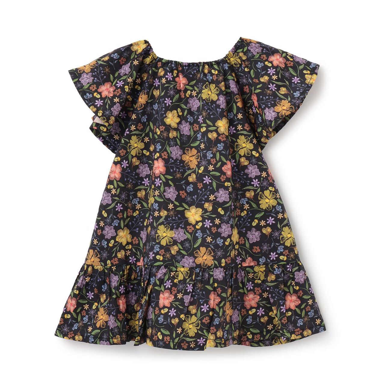 Nuance Floral Pattern One-Piece Dress,Off white, large image number 1