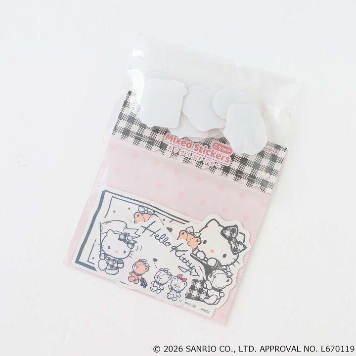 [Sanrio] Mixed Sticker Set,Black, medium image number 3