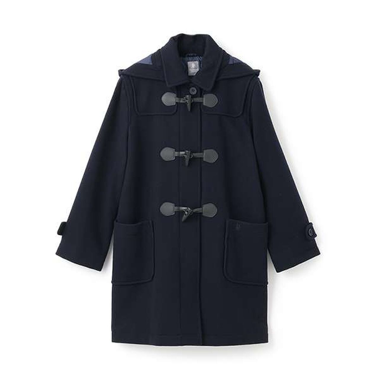 Long-Length Duffle Coat,Navy, large image number 4