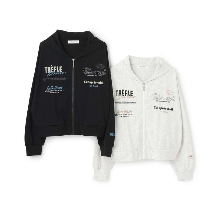 Smooth Logo Parka,Smoke white, medium image number 9