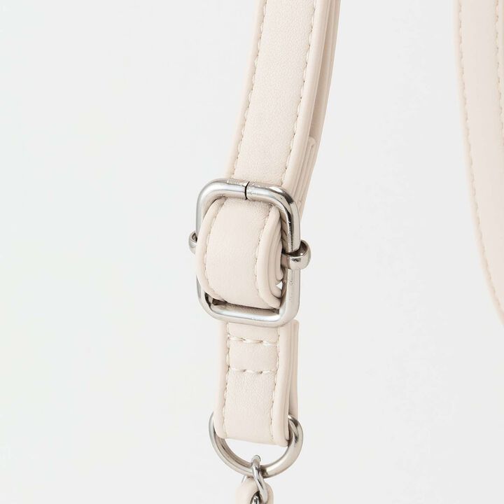 Glitter Ribbon Vanity Shoulder Bag,Ivory, medium image number 4