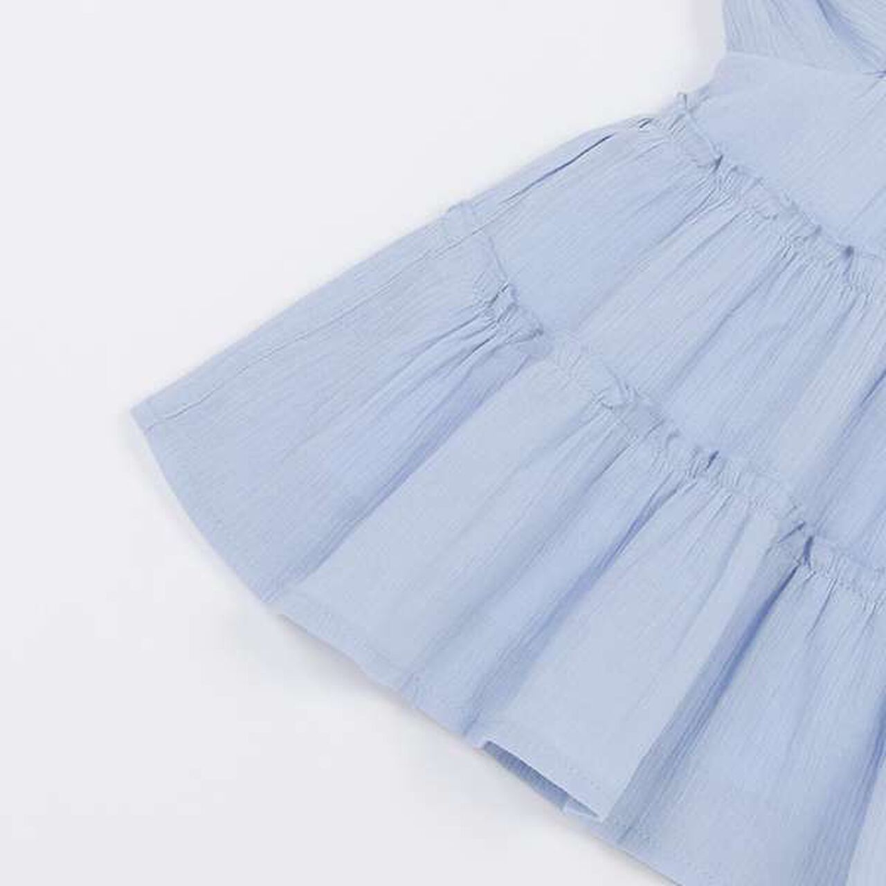 Smile Series Crinkled Tunic (Kids),Light gray, large image number 15