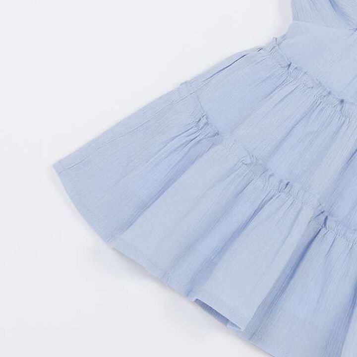 Smile Series Crinkled Tunic (Kids),Light gray, medium image number 15