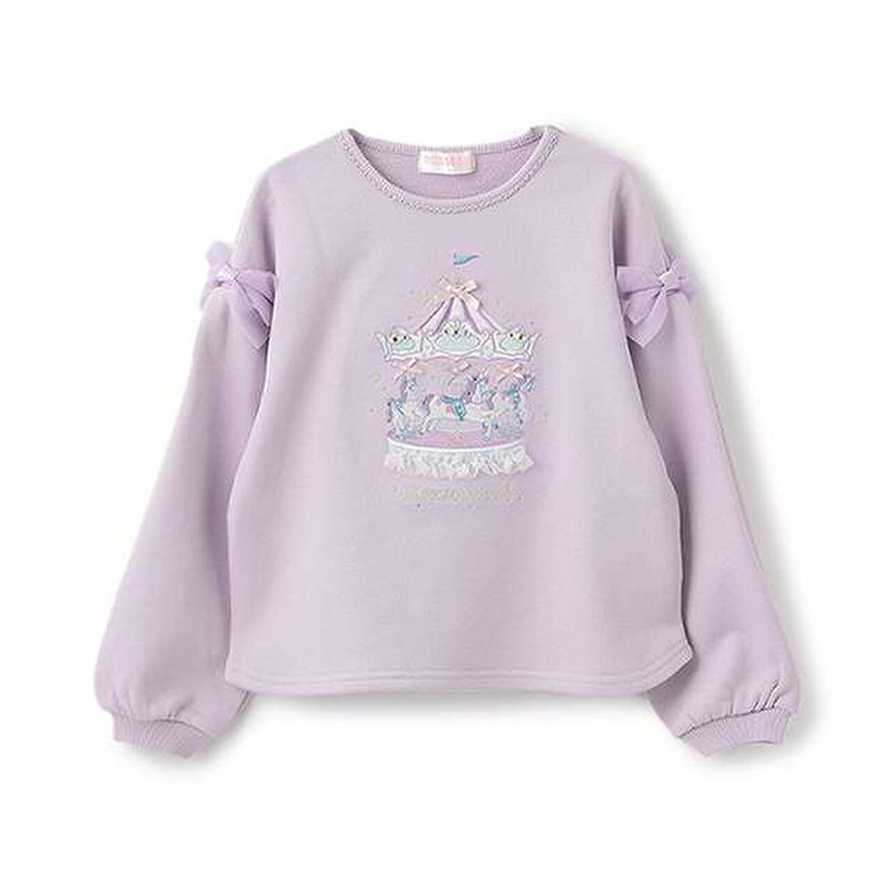 Merry-Go-Round Sweatshirt,Off white, large image number 10