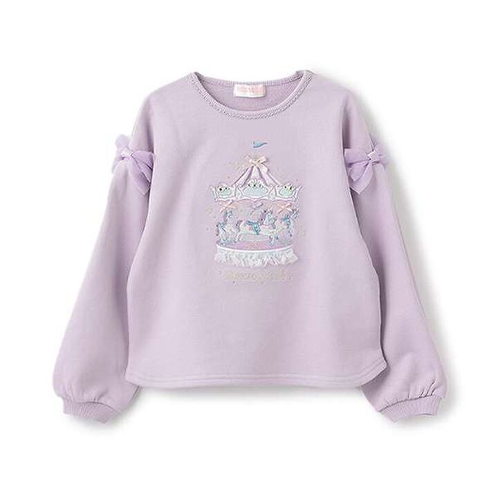 Merry-Go-Round Sweatshirt,Off white, medium image number 10