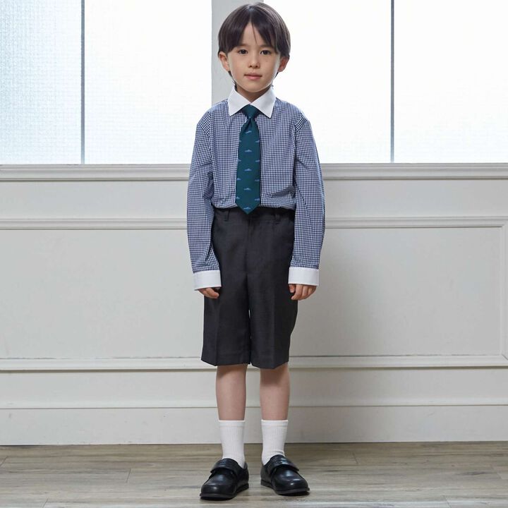 [Formal] Gray Jacket & Half Pants Set,Gray, medium image number 3