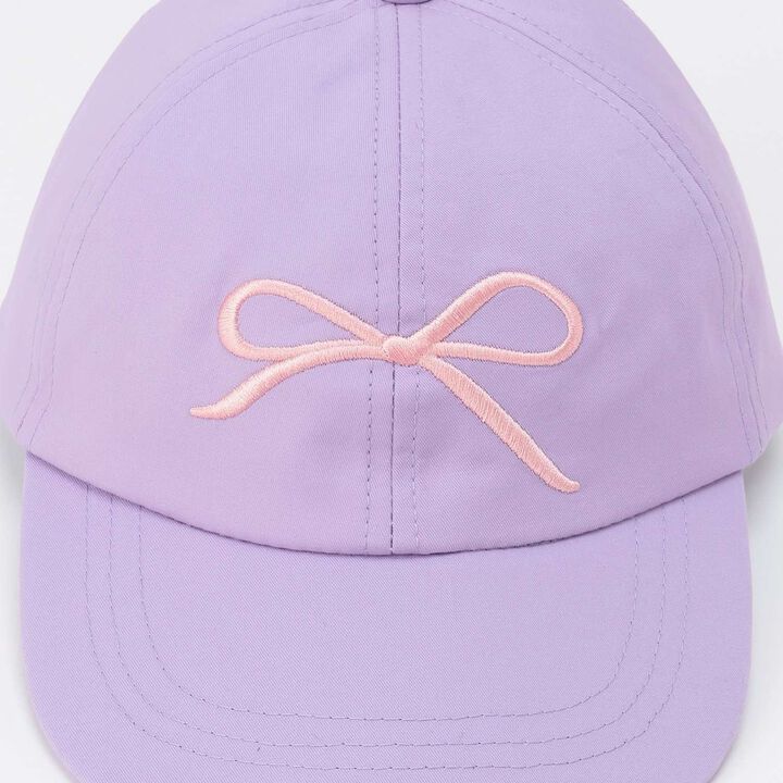 Ribbon Embroidery Cap,Light beige, medium image number 6