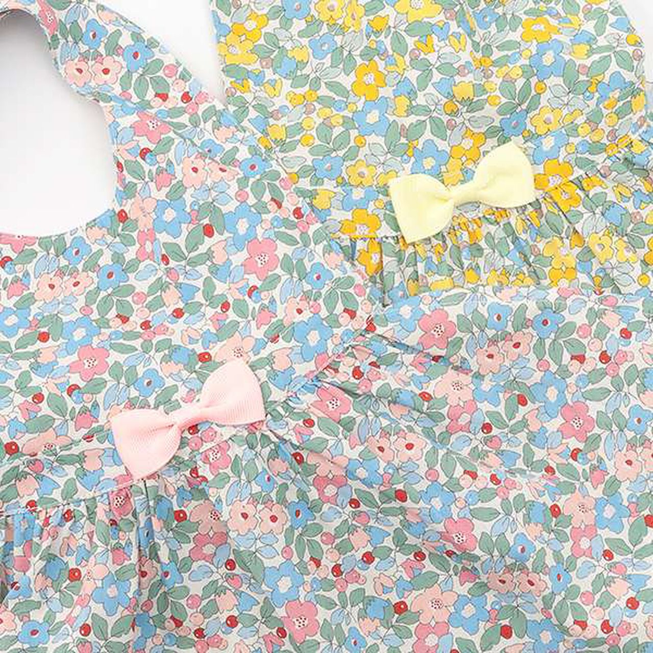 Floral Pattern Apron Gift Set [with Box],Cream, large image number 2