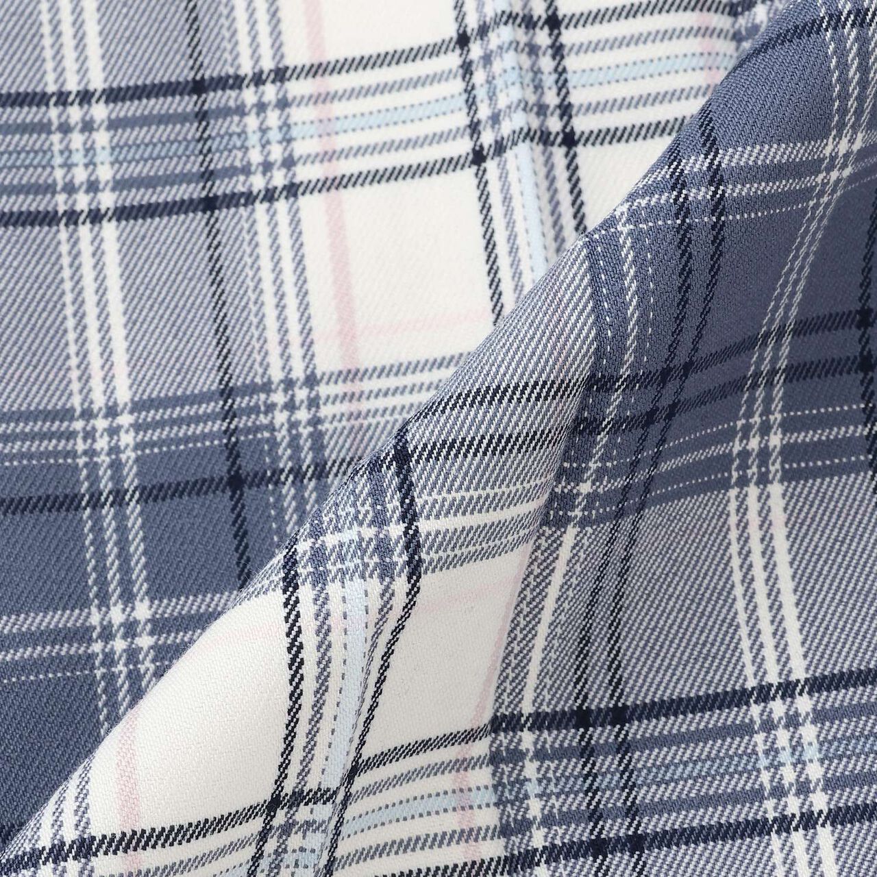 Check Pleated Skirt,Ivory, large image number 8