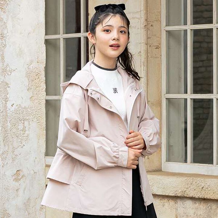 Short-Sleeve Knit with Arm Warmers,Off white, medium image number 3