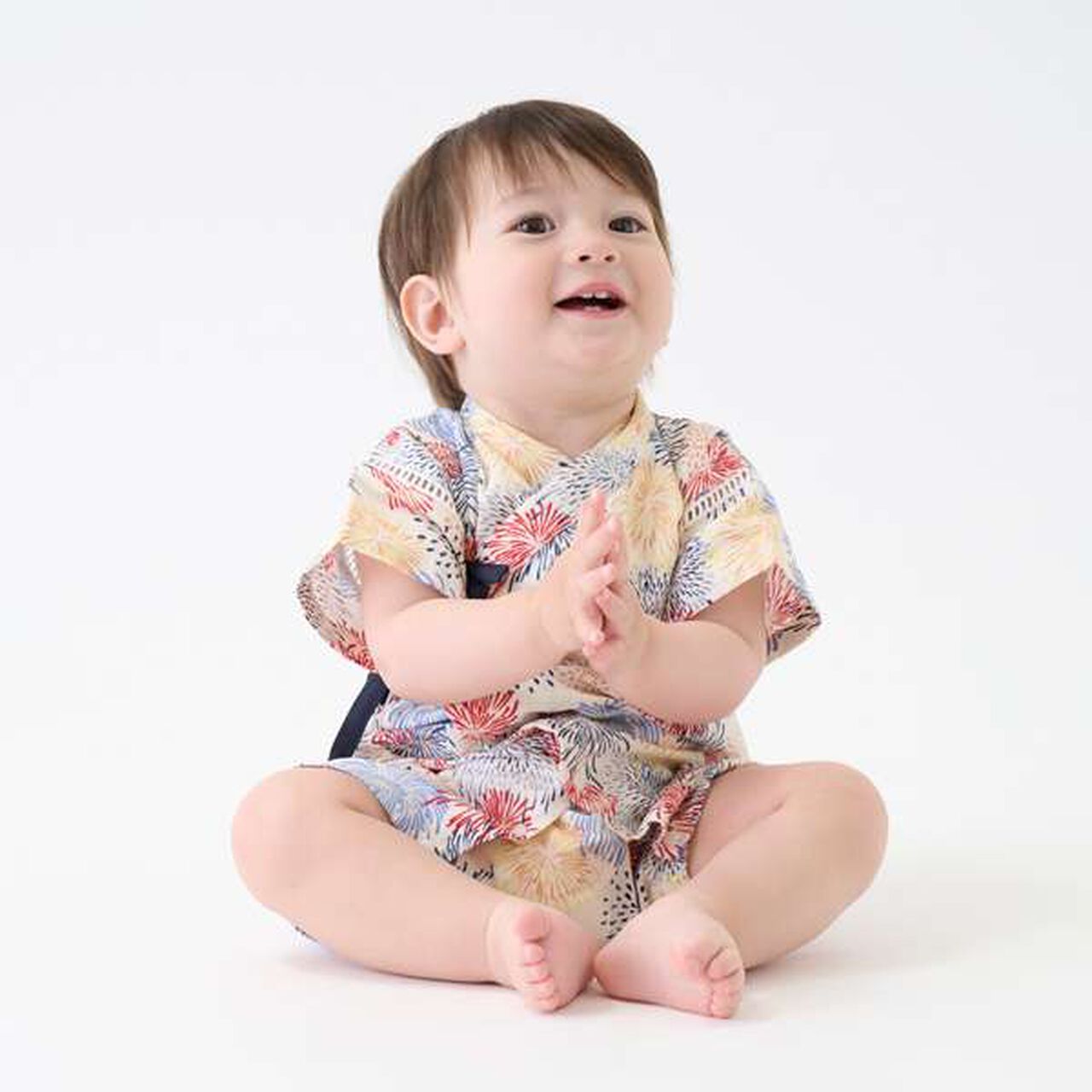 Boys' Assorted Baby Jinbei,Navy, large image number 21