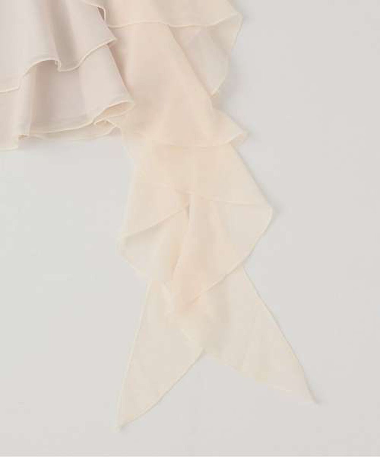 Chiffon Tiered Mini Skirt,Black, large image number 13