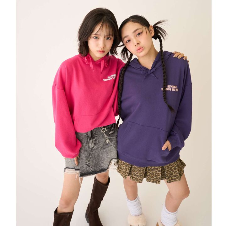 [Seconds Cute Top] LTXC Puffy Heart Loose Parka,Black, medium image number 15