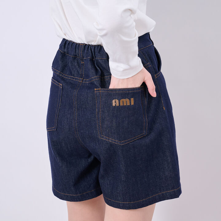 [AMI] Denim Shorts,Navy, medium image number 11