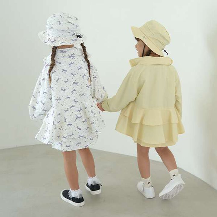 [Water-Repellent] Back Frill A-Line Mountain Parka (Storage Bag Included),Lavender, medium image number 5