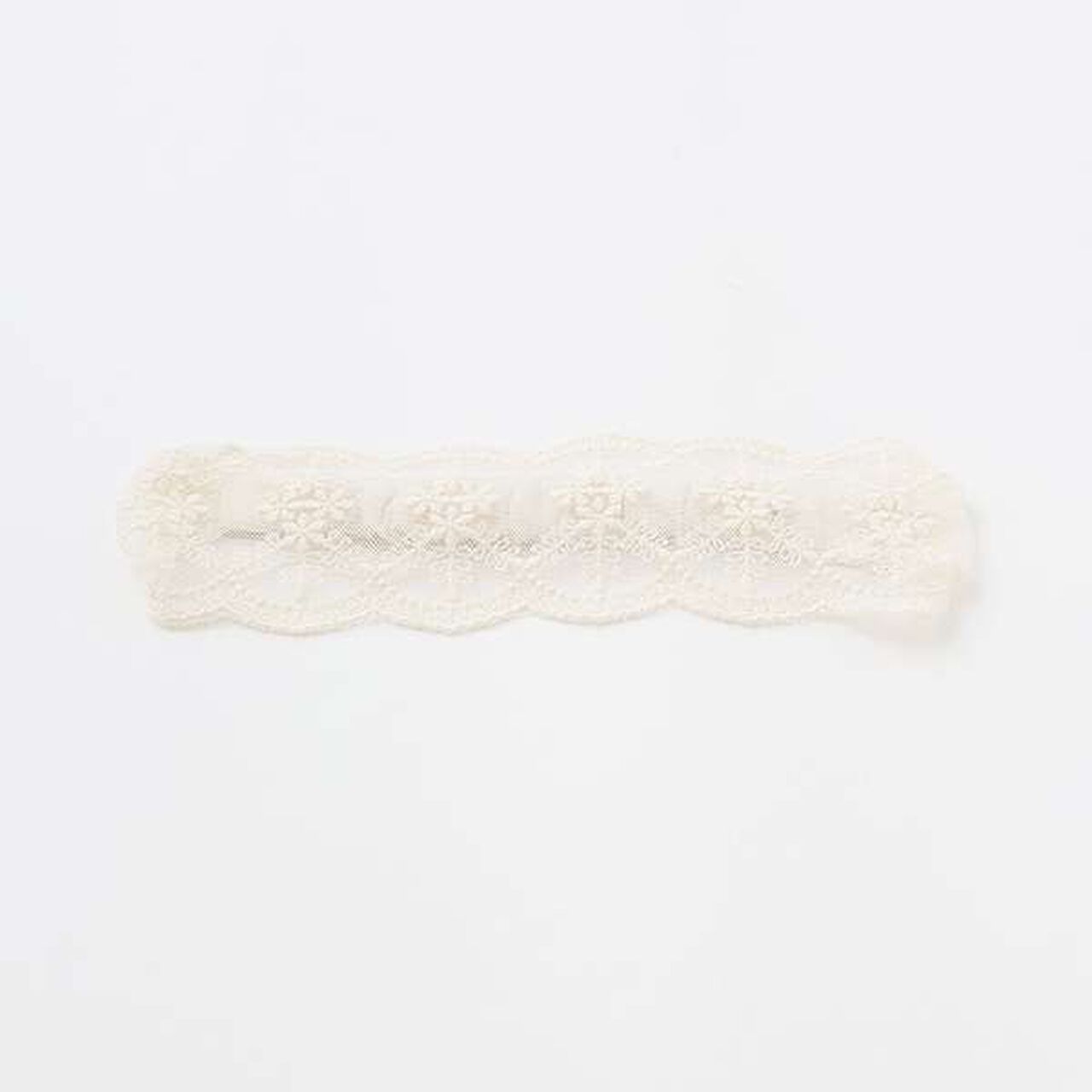Lace Headband,Pearl white, large image number 5