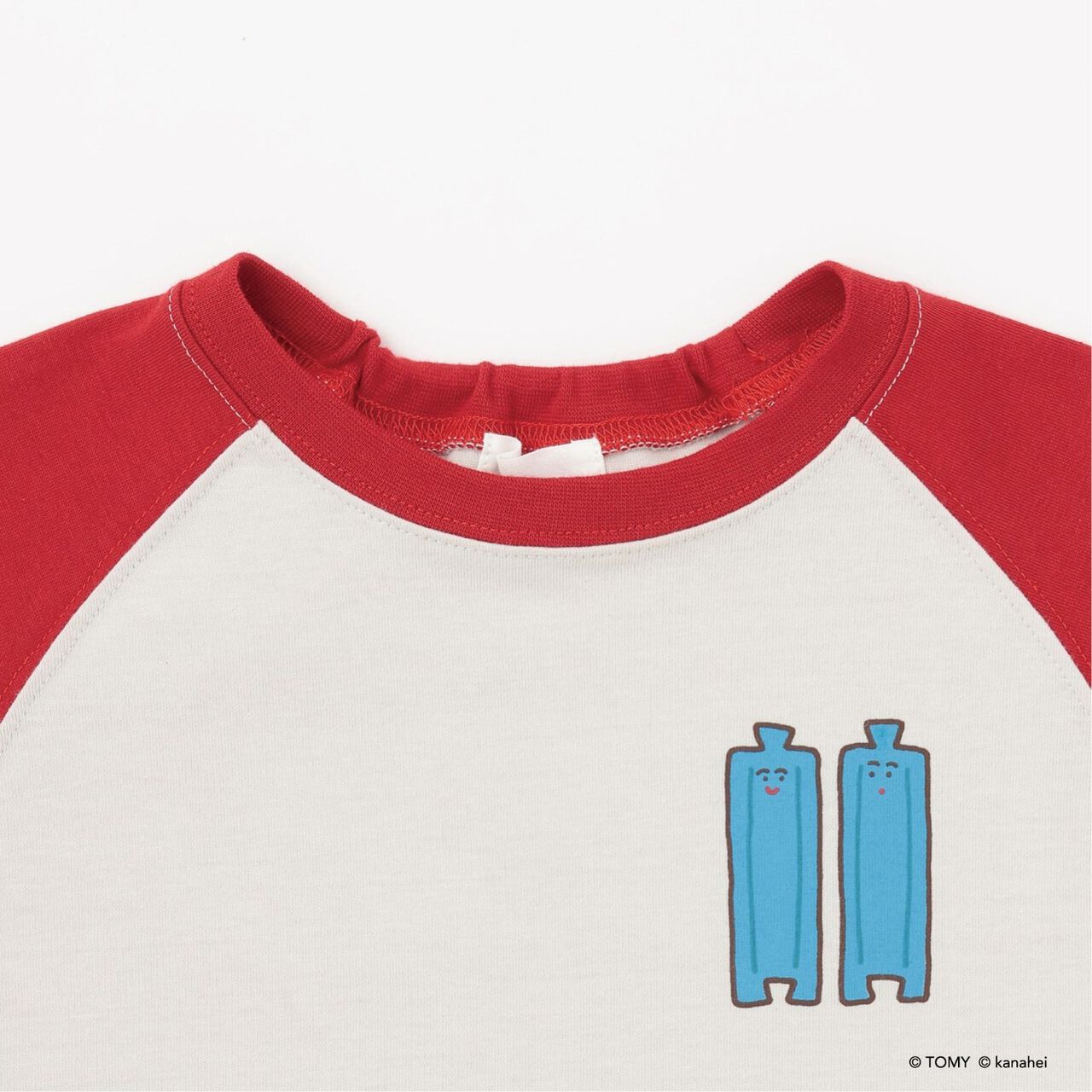 Gather! Plarails - Rails Jokers / One-Point Raglan T-Shirt,Navy, large image number 5