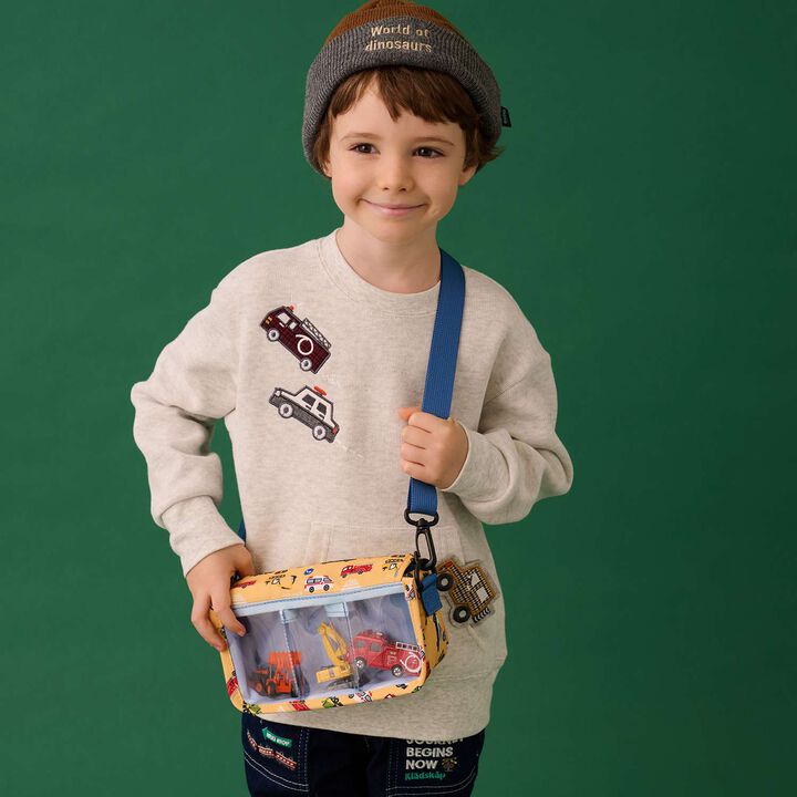 Mini Car Storage Support Shoulder Bag,Yellow, medium image number 1