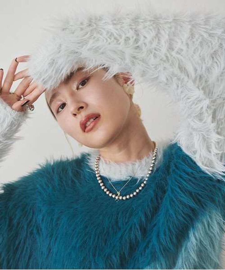 Shaggy Mini One-Piece Dress,Mocha tea, medium image number 15