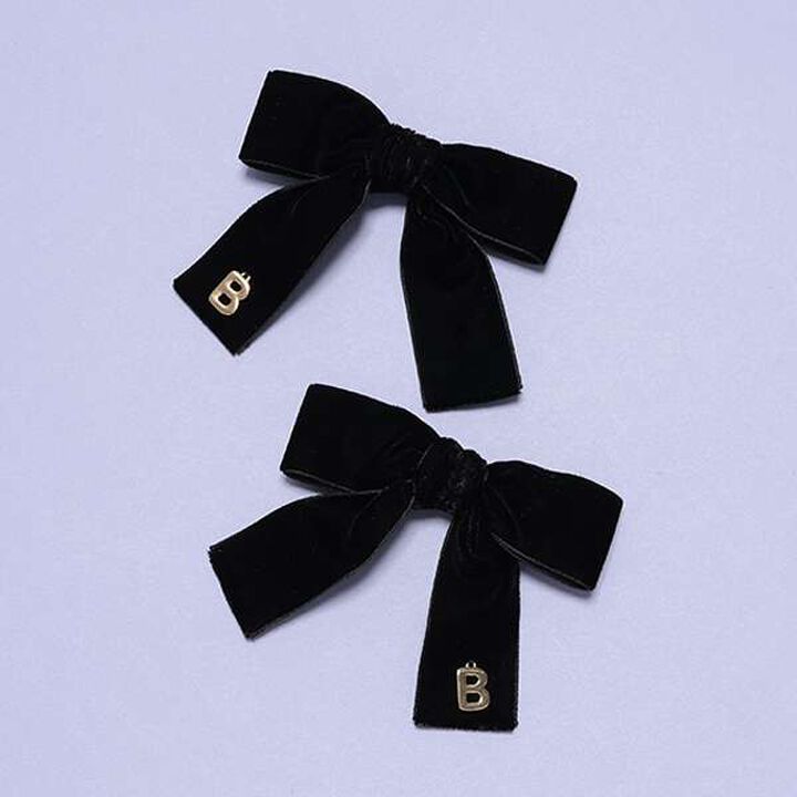 Velvet Ribbon Clip,Brown, medium image number 8