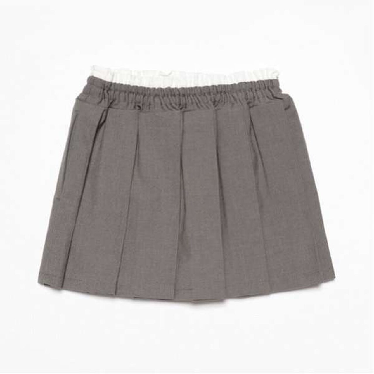 [Link] Double Waist Pleated Skirt-Pants,Brown, large image number 13
