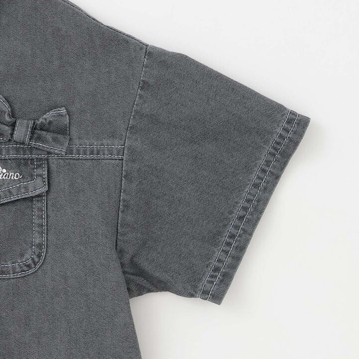 Cool Touch Denim Shirt & T-Shirt Set,Turquoise, medium image number 4